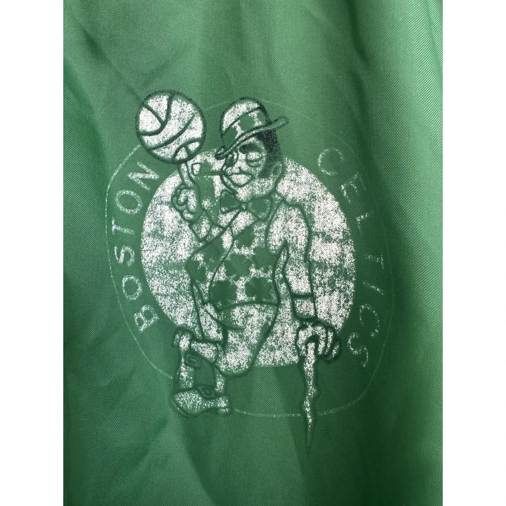 Vintage Chalk Line Celtics Windbreaker Jacket L Green 80s‎ NBA Lightweight Nylon